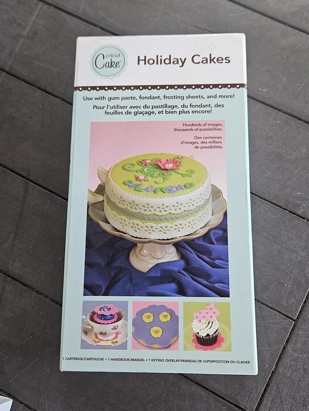 CRICUT‎ CAKE Cartridge~HOLIDAY CAKES~100s of Images.